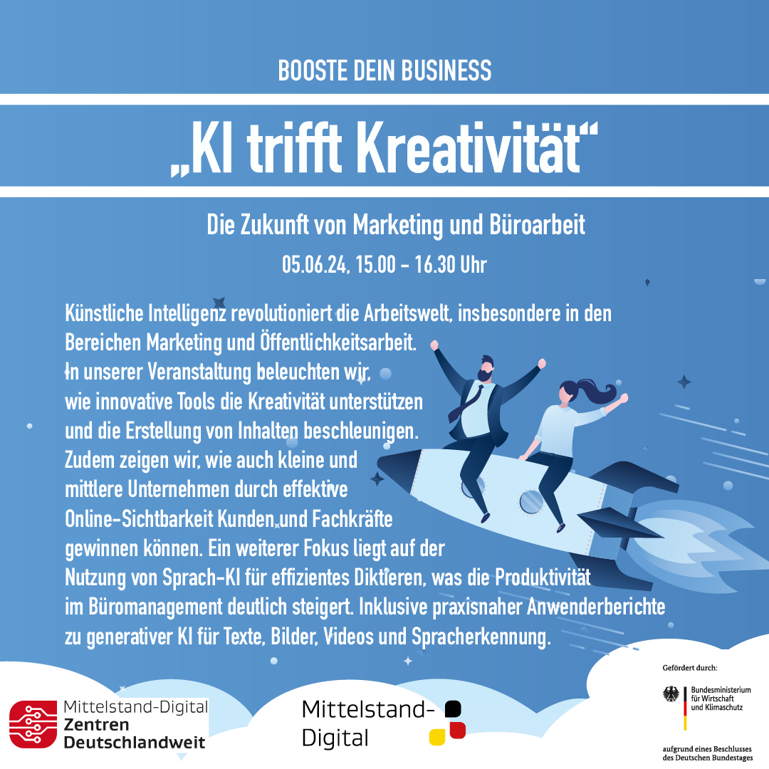 Booste dein Business - KI trifft Kreativität