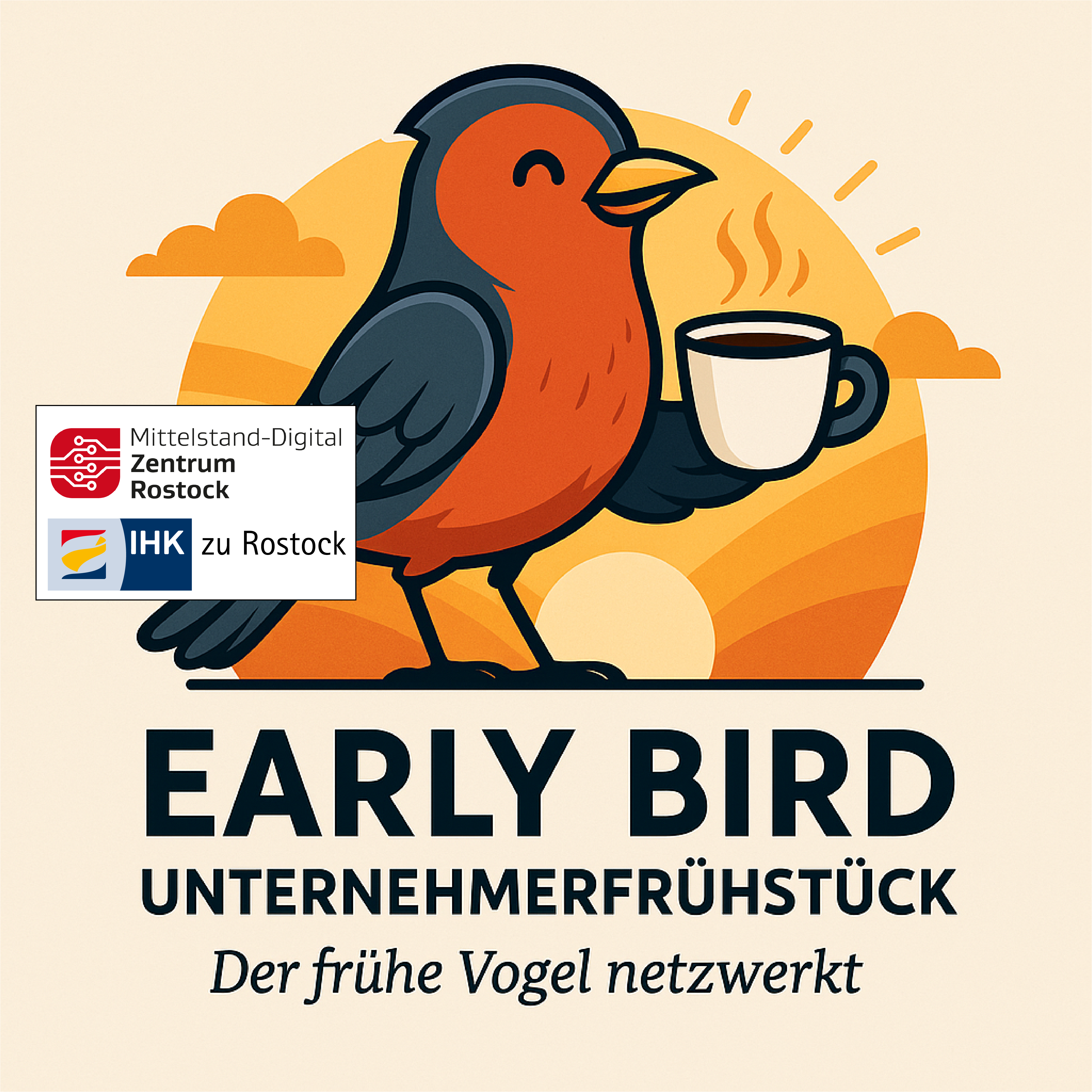 "Der frühe Vogel netzwerkt" - Early Bird Unternehmerfrühstück: „Nachhaltiges Bauen“