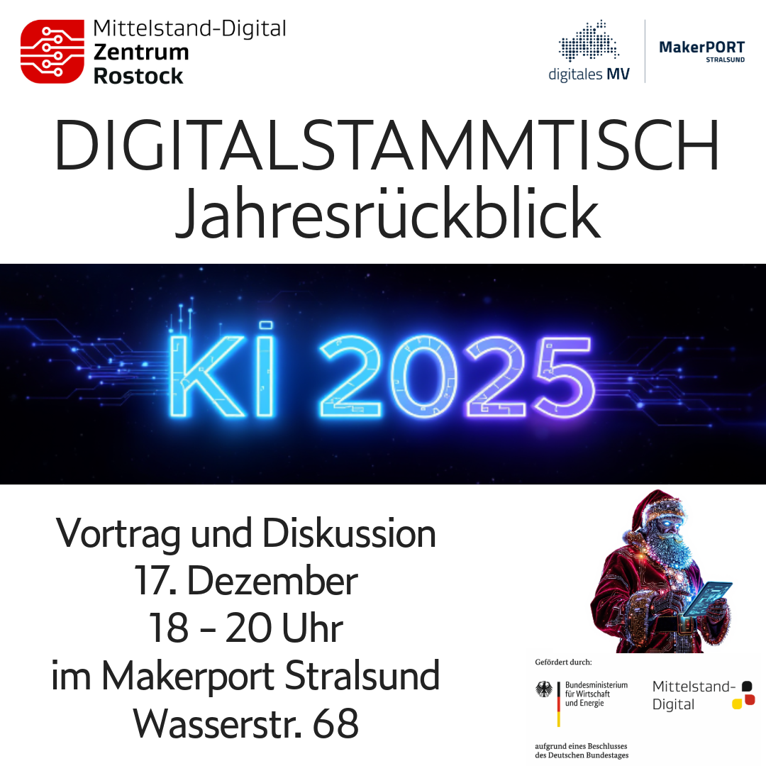 Digitalstammtisch Jahresrückblick: KI 2025