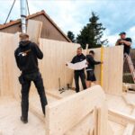 Baustellenbesichtigung "Einfach Bauen – Bauen mit Holzsystem"