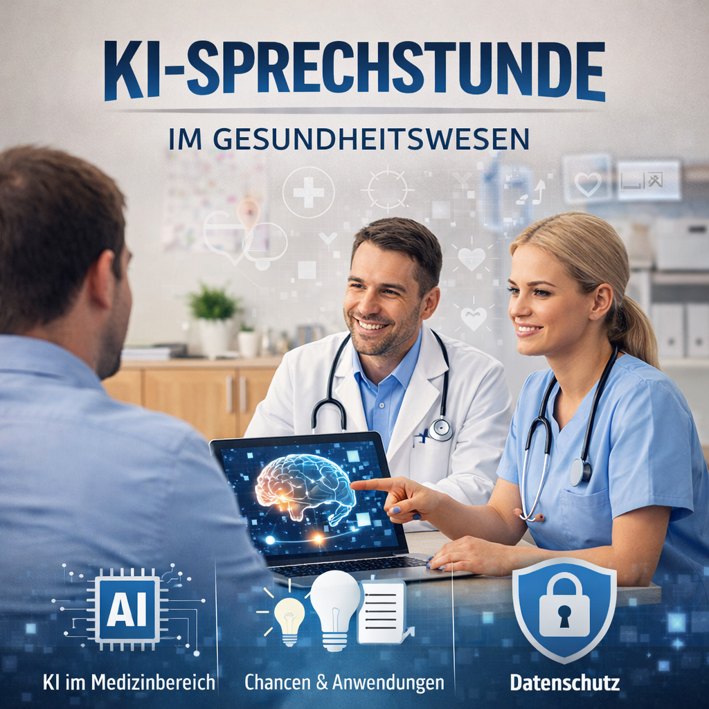 KI-Sprechstunde im Gesundheitswesen